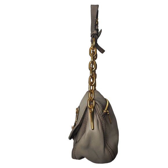 Prada Vintage 100% Authentic Shoulder Bag Beige Excellent Condition - Picture 11 of 13